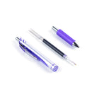 Pentel EnerGel Liquid Gel Refillable Grip Pen - Retractable - 0.7mm - Lilac-Stainless steel tip