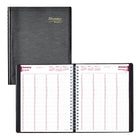 Brownline 2027 Four-Person Daily Professional Appointment Book with Twin-Wire Binding - 11" x 8-1/2" - Black-12-Month: January 2027 to December 2027