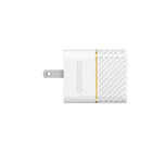 Otterbox Premium Fast Charge Wall Charger USB-C - White-Wall Charger features foldable prongs for a compact design 