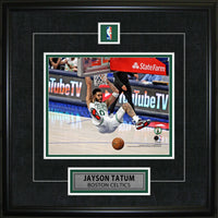 Jayson Tatum Pin & Plate Boston Cetics Finals Game 3 - Framed Print - 18" x 18"-Premium 8x10 framed