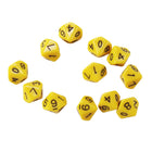 Learning Advantage 10-Sided Polyhedra Dice - 3 Pack-Dice can be used to explore problem solving such as number concepts, operations, probability, statistics, pre-algebra and more.