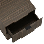 Manhattan Comfort Clive 22" Mid-Century Modern 2-Drawer Nightstand - Walnut and Gold-Available in Natural Oak and Gold, Black and Gold, Walnut and Gold, Natural Oak and Black, Black, and Walnut and Black