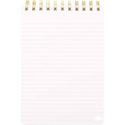 Mead West Village Top Bound Notebook - 8 1/4" H x 5 3/4" W - 40 Sheets-Tear-Out Convenience: 40 ruled sheets that remove cleanly for easy sharing or filing
