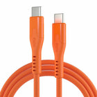 Statik MagStack Pro Charge/Sync Magnetic Cable USB-C to USB-C - 6.6 ft - Orange-Bye Bye Messy Wires! Instantly Organizes Itself. Automatically wraps up into a neat coil