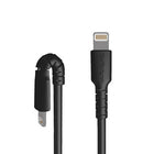 StarTech Durable USB-C to Lightning Cable - 3' - Black-5