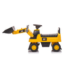 Freddo CAT Excavator Foot to Floor Kids Ride- On - Yellow-Durable Construction: Built to withstand rough and tumble play