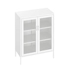 Manhattan Comfort Amelia 31.5" Modern Accent Cabinet - White-15.7" L x 31.5" W x 40" H