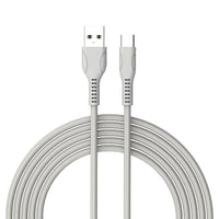 Basic Tech 3ft Type-C Cable - Grey-Sleek & Tangle Free