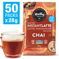 Healthy Crunch Chai Instant Latte - 28g - 50 Pack-Dairy-free