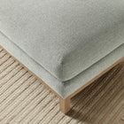 Modway Roscoe Fabric Ottoman - Mist-Non-Marking Foot Caps
