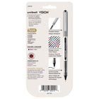uni-ball Vision Rollerball Pens – 0.7mm – Black – 4 Pack  -Fine point pens with archival-quality ink are perfect for notes, lists, signatures and record keeping