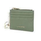Champs Iconic Keychain Cardholder - Green-RFID protective Lining