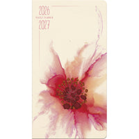 DateWorks 2026-2027 Monthly Pocket Planner - 3.5" x 6.5" - Simplicity - English-6.5" x 3.5" size perfect for on the go planning