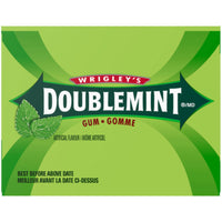 Wrigley Doublemint Chewing Gum - Single - 15 Sticks-Mint Chewing Gum