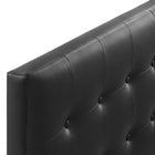 Modway Emily Upholstered Vinyl King Headboard - Black-6