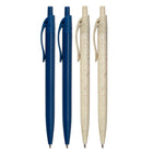 General Supply Goods + Co Recycled Ball Pen Set - Wheat Straw Material - 4 Pack-Pen clip