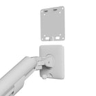 Kanto Desktop Monitor Arm/Mount for 17" - 40" Monitors - Single Monitor - White-Monitor can be tilted +/- 75° upward or downward