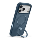 AXS PROShield Stand MagSafe Compatible Phone Case for Apple iPhone 17 Pro Max - Blue-360° rotating stand for portrait or landscape viewing 