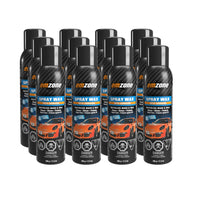 Emzone Waterless Wash & Wax Spray Wax with Carnauba - 496g - 12 Pack-Uses a Carnauba wax formula for rich gloss and shine