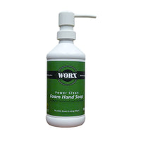WORX Power Clean Foam Hand Soap – 384 ml-Foam soap is more economical