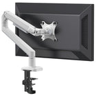ShoppingAll Premium Monitor Arm Desk Mount for Single Screen - White-Smooth mechanical spring: easy, consistent adjustment and stable hold
