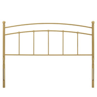Modway Abigail Metal Twin Headboard - Gold-Metal Twin Headboard