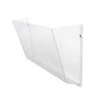 Staples Wall File Pocket - Letter Size - Clear-Made of strong, unbreakable plastic-guaranteed not to crack or break