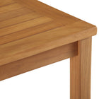 Modway Upland Outdoor Patio Teak Wood Coffee Table - Natural-6