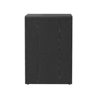 Manhattan Comfort Novara 22" Contemporary 2-Drawer Nightstand - Black-Home Assembly Required (All Hardware Included)