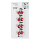 U Brands Cherry Magnets - Red - 4 Pack-Set of four cherry magnets provides a strong hold