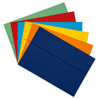 JAM Paper A10 Coloured Invitation Envelopes with Peel and Seal Closure - 6" x 9-1/2" - Assorted Primary Colours - 150 Pack-Quantity: Assortment includes 25 envelopes of each colour, for a total of 150 envelopes