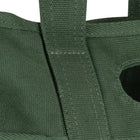 General Supply Goods + Co Canvas Tote - Green-Includes shoulder straps and a built-in grab handle