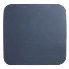 Staples Tech Ultra-Thin Mouse Pad - 21cm x 21cm x 0.1cm - Blue-Anti-slip rubber backing