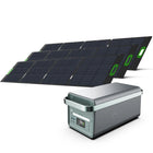 Yoshino Solid-State Portable 4,000W Solar Generator with 3x200W Portable Solar Panels-ADVANCED SOLID-STATE TECHNOLOGY—Solid-state technology (SST) is the evolution in lithium batteries, which provide safer, more compact, and lighter power output than their conventional lithium-ion or LiFePO4 counterparts. The new solid-state battery provides safer and more compact power for off-grid and recreation use.