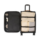 Bugatti Cannes 29" Softside Spinner Check-in Luggage - Black-Telescopic trolley handle with multi-stage locking heights