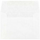 JAM Paper 4Bar A1 Parchment Invitation Envelopes - 3.625" x 5.125" - White Recycled - 50 Pack-Size: 4bar A1 (3.63 x 5.13 inches), Made from 30% recycled material