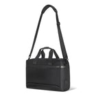 Champs Onyx Nylon Laptop Bag - Black-Adjustable air-mesh shoulder straps