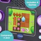 VTech KidiZoom Camera Pix FX Purple - Bilingual - 4 Pack-7