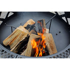 Shinerich 24" Fire Pit with Grill-Grill swivels 360 degrees