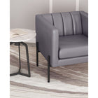 Zuo Jess Accent Chair - Grey-Dimensions: 27.8" L x 28.3" W x 26.8" H
