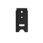 Kanto Universal Satellite Speaker Wall Mount Brackets - Black-Sold as a pair