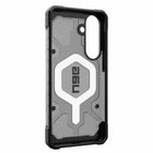 UAG Pathfinder Rugged Cell Phone Case Clear with Magnets for Galaxy S26+ - Ash/Black-Featherlight Composite Construction