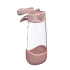 b.box - Tritan Sport Spout Bottle - 600ml - Blush Crush-Easy-flow silicone spout and flip lid keep drinking simple and clean