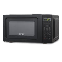 Commercial Chef 0.7 cu. ft. 700W Countertop Microwave - Black-Powerful: When it comes to microwave ovens, our Commercial Chef 700 watt microwave (23.1 lbs.) is your solution to fast & delicious food. Microwave bacon, microwave pasta, & other delicious favorites!