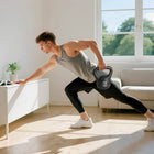 Soozier 22 lb Fitness Kettlebell-Kettle shape can be conveniently around a set-point pivot, tether, rotate during training