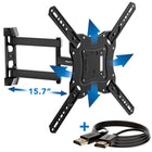 Mount-It! Full Motion Wall Mount for 23" - 55" TVs-Weight Capacity: 66 lbs