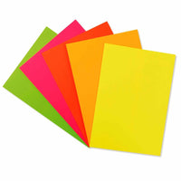 North American Paper Inc. Poster Board - 22"x28" - Fluo. Assorted, 50/pack-Bristol board