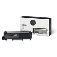 Premium Tone Brother TN660 ,TN-660 Compatible Toner Cartridge - High Yield - Black-Color : Black