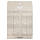 SupremeX Inter-Tac Reusable Adhesive Patch Inter-Departmental Envelopes - 32lb. - 10" x 13" - Natural - 25 Pack-Inter-Departmental Envelopes