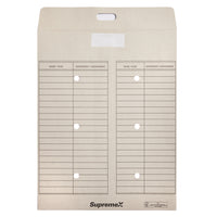 SupremeX Inter-Tac Reusable Adhesive Patch Inter-Departmental Envelopes - 32lb. - 10" x 13" - Natural - 25 Pack-Inter-Departmental Envelopes
